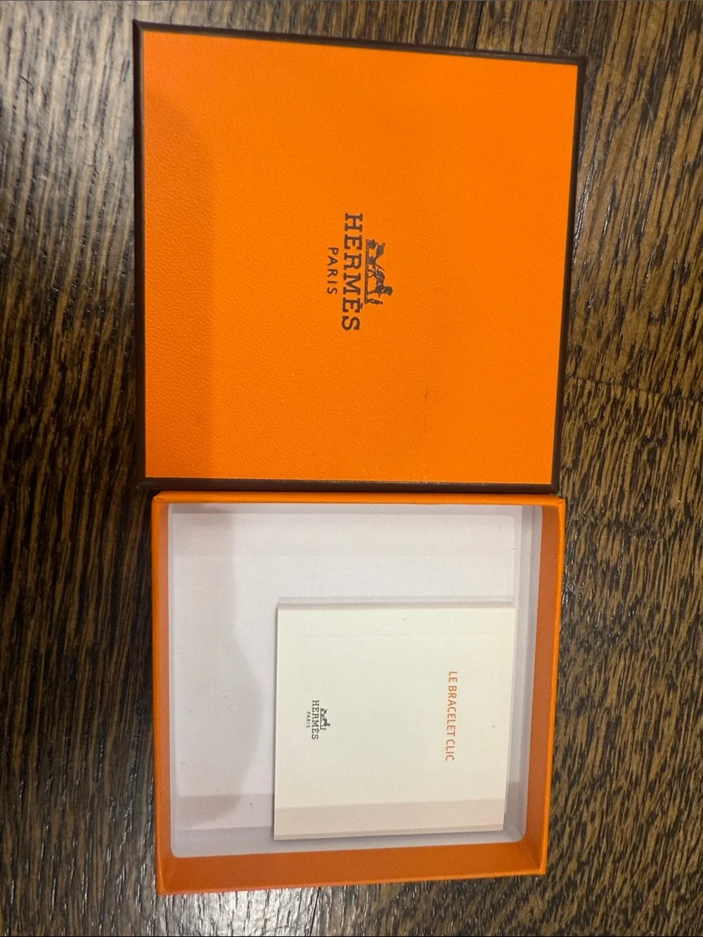 Hermes Clic H bracelet box- real